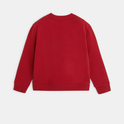 Avis Sweat-shirt à motif placé rouge garçon OKAIDI 4
