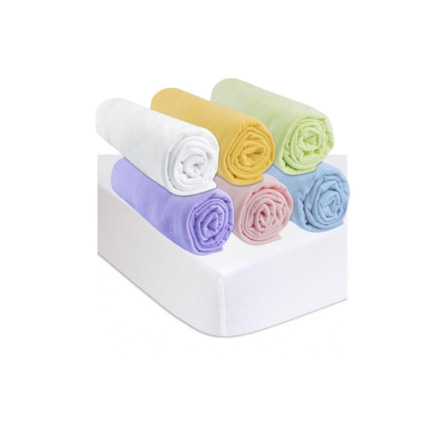 Avis Lot de 6 draps-housses bébé coton 70x140 + 2 protèges-matelas EASY DORT 1