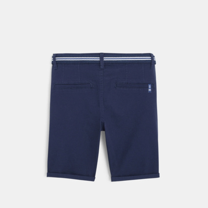 Bermuda en toile ceinture bleu garcon OKAIDI Comparateur Avis Prix
