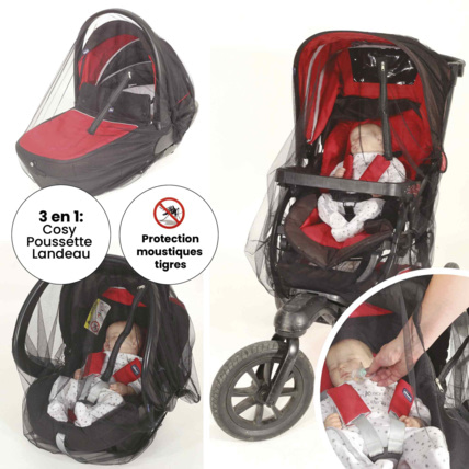 Avis Moustiquaire zippée - Cosy / Poussette / Landau Trois Kilos Sept 4