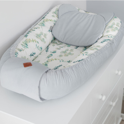 Avis Cocon bébé matelassé - nid réducteur de lit, Eucalyptus Sevira Kids 8