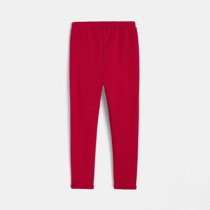 Avis Jogging en molleton à micro-pois et petit noeud rose fille OKAIDI 3