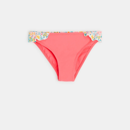 Avis Bas de maillot de bain à volants rose fille OKAIDI 1