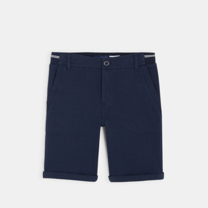 Avis Bermuda en jersey bleu garçon OKAIDI 1