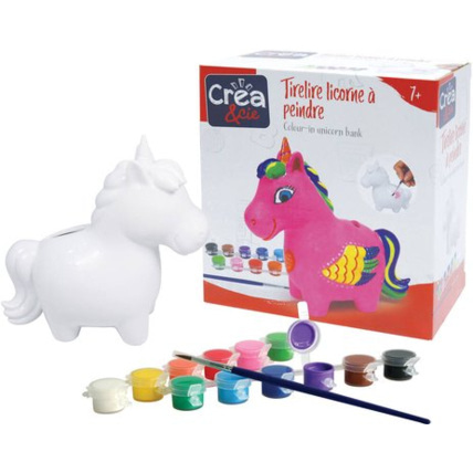 Avis Tirelire licorne à peindre CRÉA & CIE 1