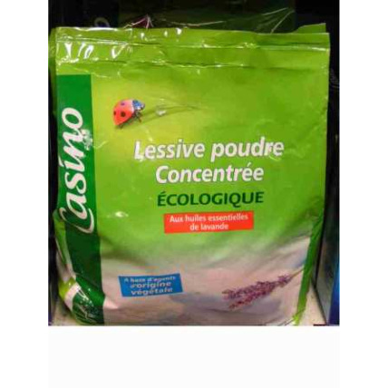 Avis Lessive poudre concentrée aux HE de lavande CASINO 1