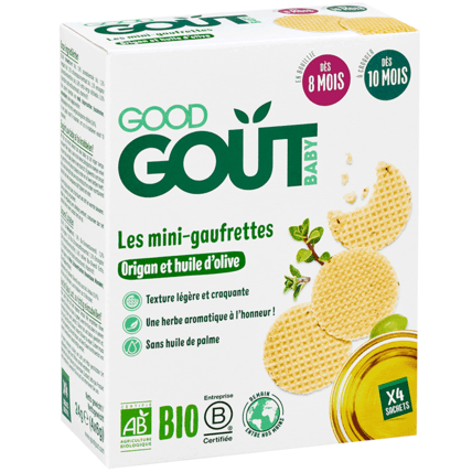 Avis Mini-gaufrettes à l'origan et l'huile d'olive Good Goût 1