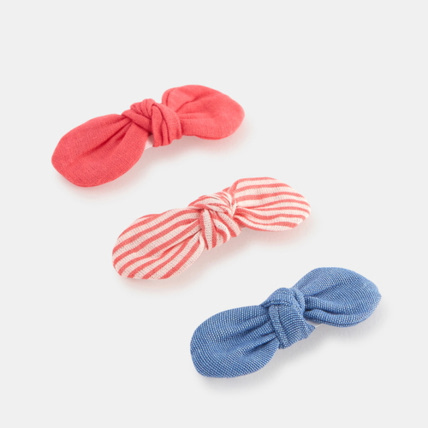 Avis Lot de 3 barrettes nœud OBAÏBI 1