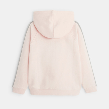 Avis Sweat-shirt manches longues à capuche rose fille OKAIDI 3