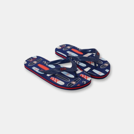 Avis Tongs motif surf bleues garçon OKAIDI 1