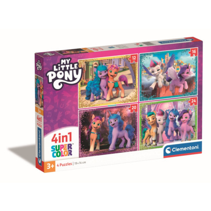 Avis Puzzle My Little Pony - 1x12 + 1x16 + 1x20 + 1x24 pièces Clementoni 1
