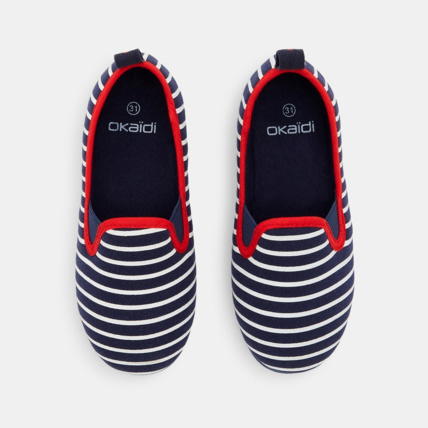 Avis Chaussons rayés bleus garçon OKAIDI 3