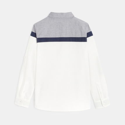 Avis Chemise chic à col américain blanche garçon OKAIDI 2
