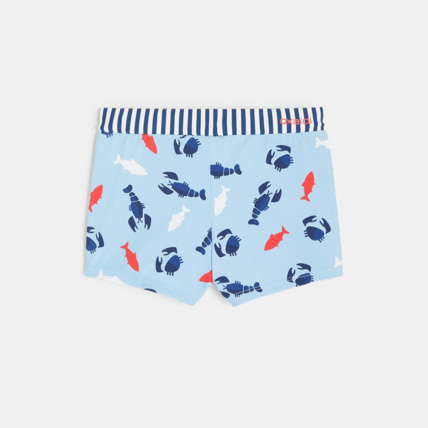 Avis Boxer de bain animaux marins bleu garçon OKAIDI 3