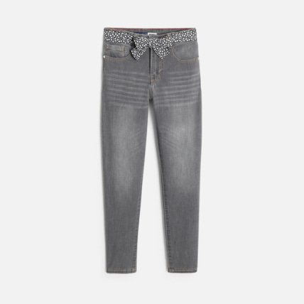 Avis Jean skinny ceinturé fille OKAIDI 1