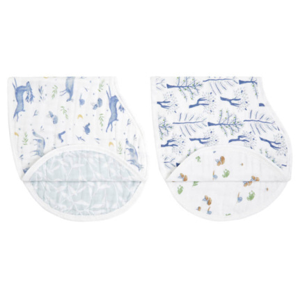 Avis Lot de 2 bavoirs d'épaule en mousseline de coton bio Outdoors ADEN + ANAIS 1