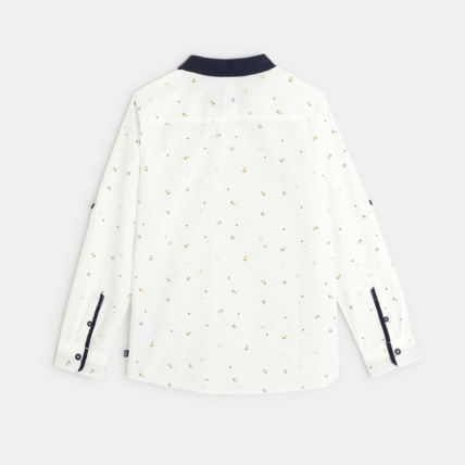 Avis Chemise à petits motifs blanche garçon OKAIDI 3