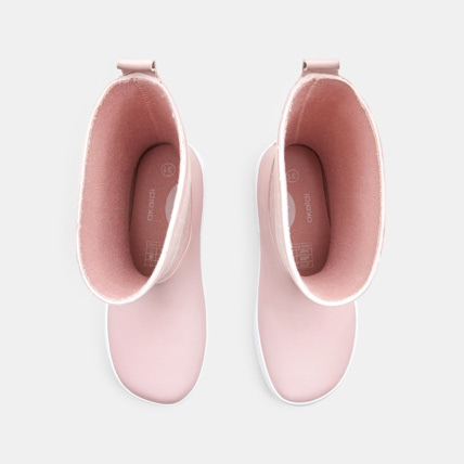 Bottes de pluie pois roses fille OKAIDI Comparateur Avis Prix