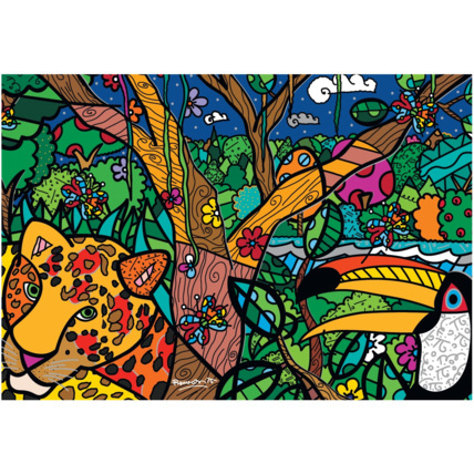 Avis Puzzle Romero Britto - Amazon BLUEBIRD PUZZLE 1