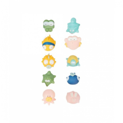 Avis Lot de 10 jouets de bain Rigolos Splash BADABULLE 1