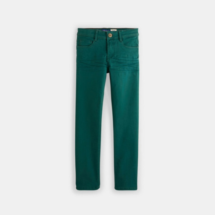 Avis Pantalon slim en toile vert garçon OKAIDI 1