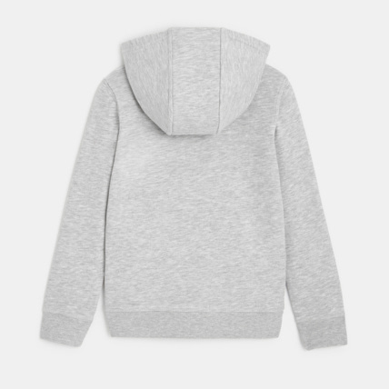 Avis Sweat-shirt uni à capuche gris garçon OKAIDI 4