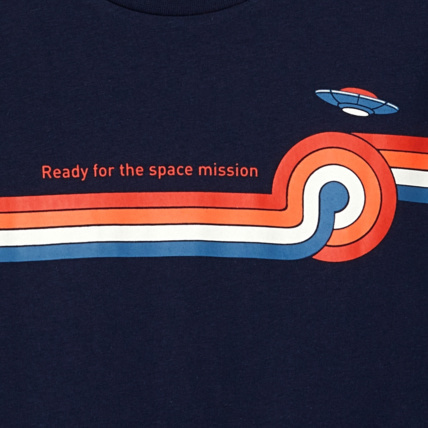 Avis T-shirt manches longues thème espace bleu garçon OKAIDI 3