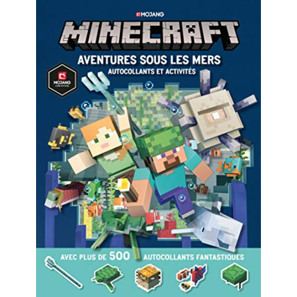 Avis Livre Minecraft : Aventures Sous Les Mers Autocollants Et Activite GALLIMARD JEUNESSE 1