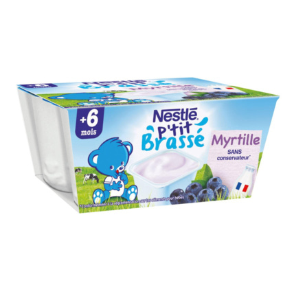 Avis P'tit Brassé Myrtille (4x100g) NESTLÉ 1