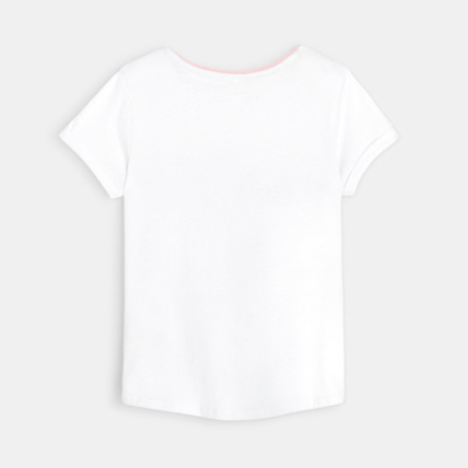 Avis Pyjama court papillons en jersey blanc fille OKAIDI 2