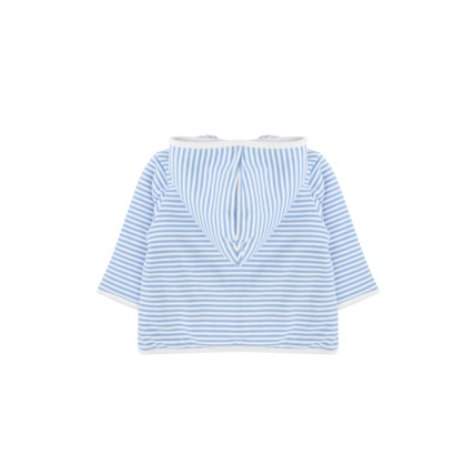 Avis Veste molletonnée rayée Baby - coton épais - Lobélia/Milk ARMOR-LUX 2