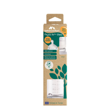 Avis Biberon Physio Air Eco Verre 270ml Bebeconfort 1