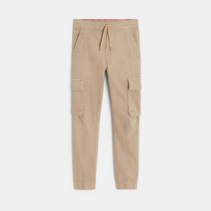 Avis Pantalon cargo en toile beige garçon OKAIDI 1