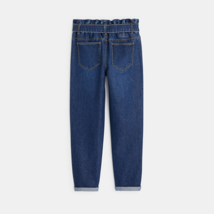 Avis Jean mom à ceinture amovible bleu fille OKAIDI 4