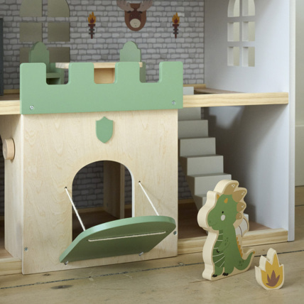Avis Maison De Poupée Château Fort En Bois - Figurines Et 17 Accessoires Petite Amélie 8
