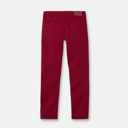 Avis Pantalon slim en toile rouge garçon OKAIDI 2