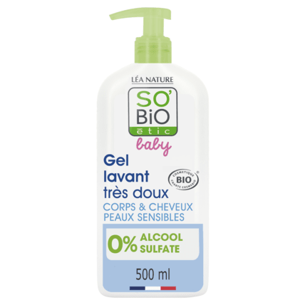 Avis Gel lavant très doux SO'BiO étic® 1