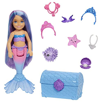 Avis Barbie Mermaid Power - Chelsea - cheveux bleus et violets BARBIE 1