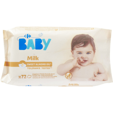 Avis Lingettes bébé à l'huile d'amande douce MY CARREFOUR BABY 1