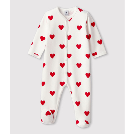 Avis Grenouillère hiver Coeurs Rouges Petit Bateau 1