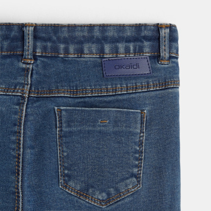 Avis Jean slim hyper-stretch bleu fille OKAIDI 4