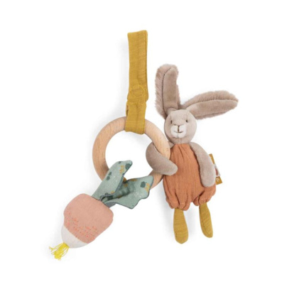 Avis Hochet anneau bois Lapin Trois petits lapins moulin Roty 1