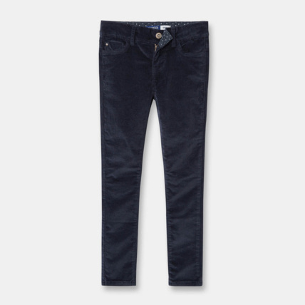 Avis Pantalon skinny en velours bleu fille OKAIDI 1