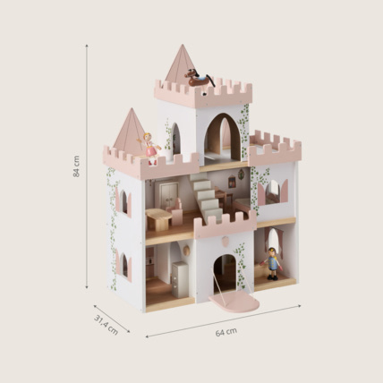 Avis Maison De Poupée Château De Princesse En Bois - Figurines Et 10 Meubles Petite Amélie 7