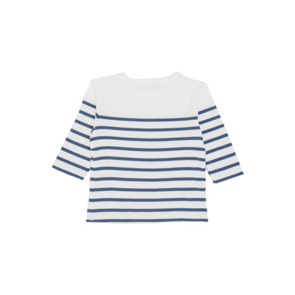 Avis Marinière Baby " Ma 1ère marinière" - coton épais - Milk/Deniz ARMOR-LUX 2