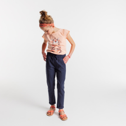 Avis T-shirt imprimé tigre orange fille OKAIDI 1