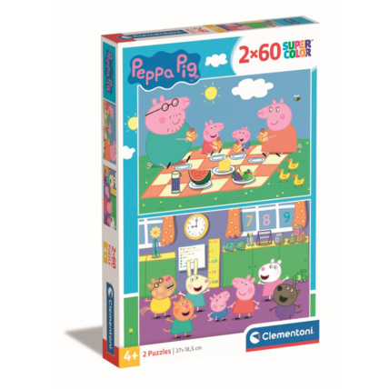 Avis Puzzle Peppa Pig - 2x60 pièces Clementoni 1