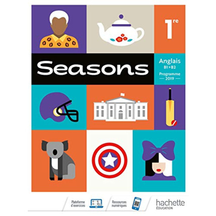 Avis Seasons 1ère - Livre Élève - Ed. 2019 Hachette Éducation 1