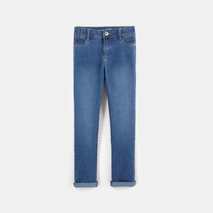 Avis Jean slim hyper stretch bleu fille OKAIDI 1
