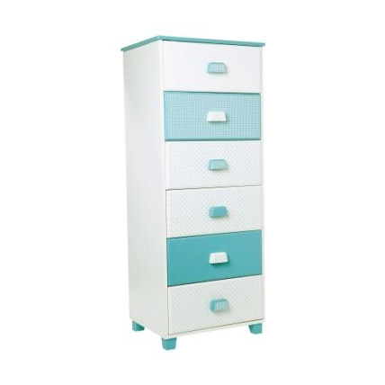 Avis Commode type semainier bleu chambre fille  Vertbaudet 1
